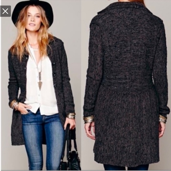 Free People Loch Raven sweater coat - Picture 4 of 13